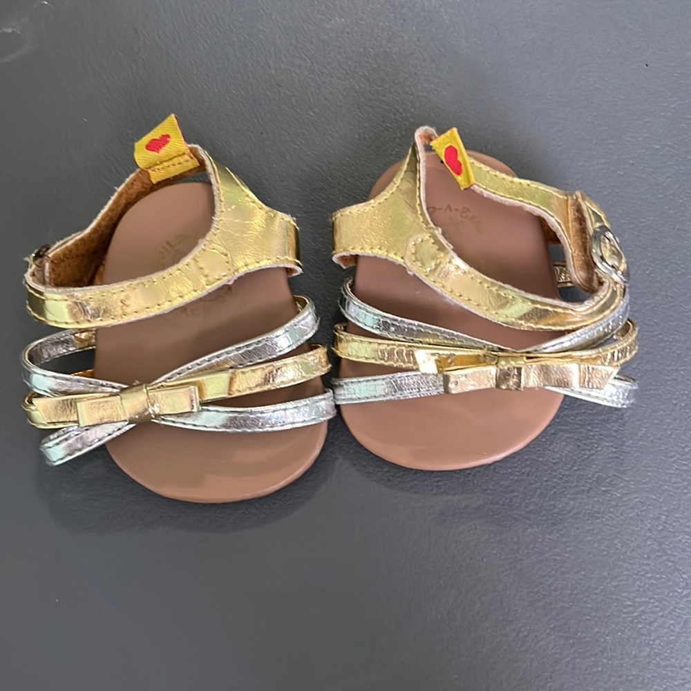 Build a Bear Gold Heels